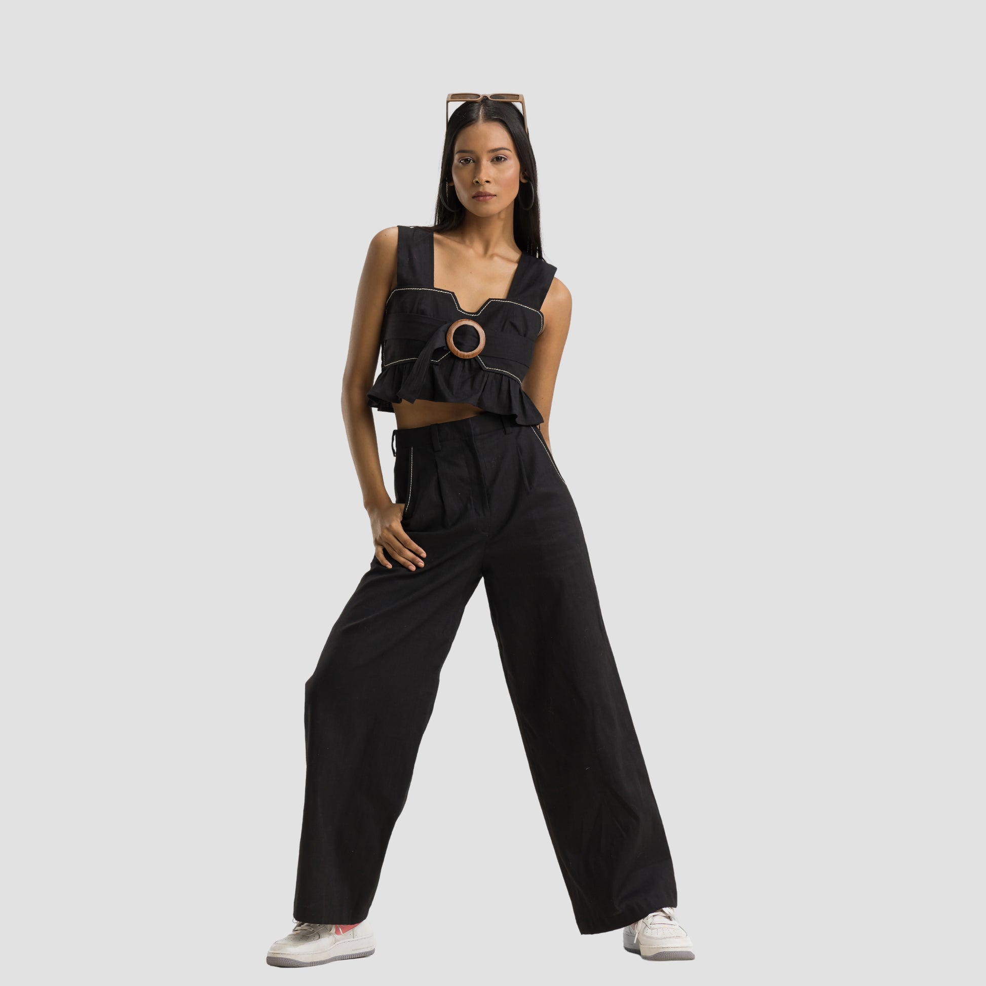 Black Linen Pants