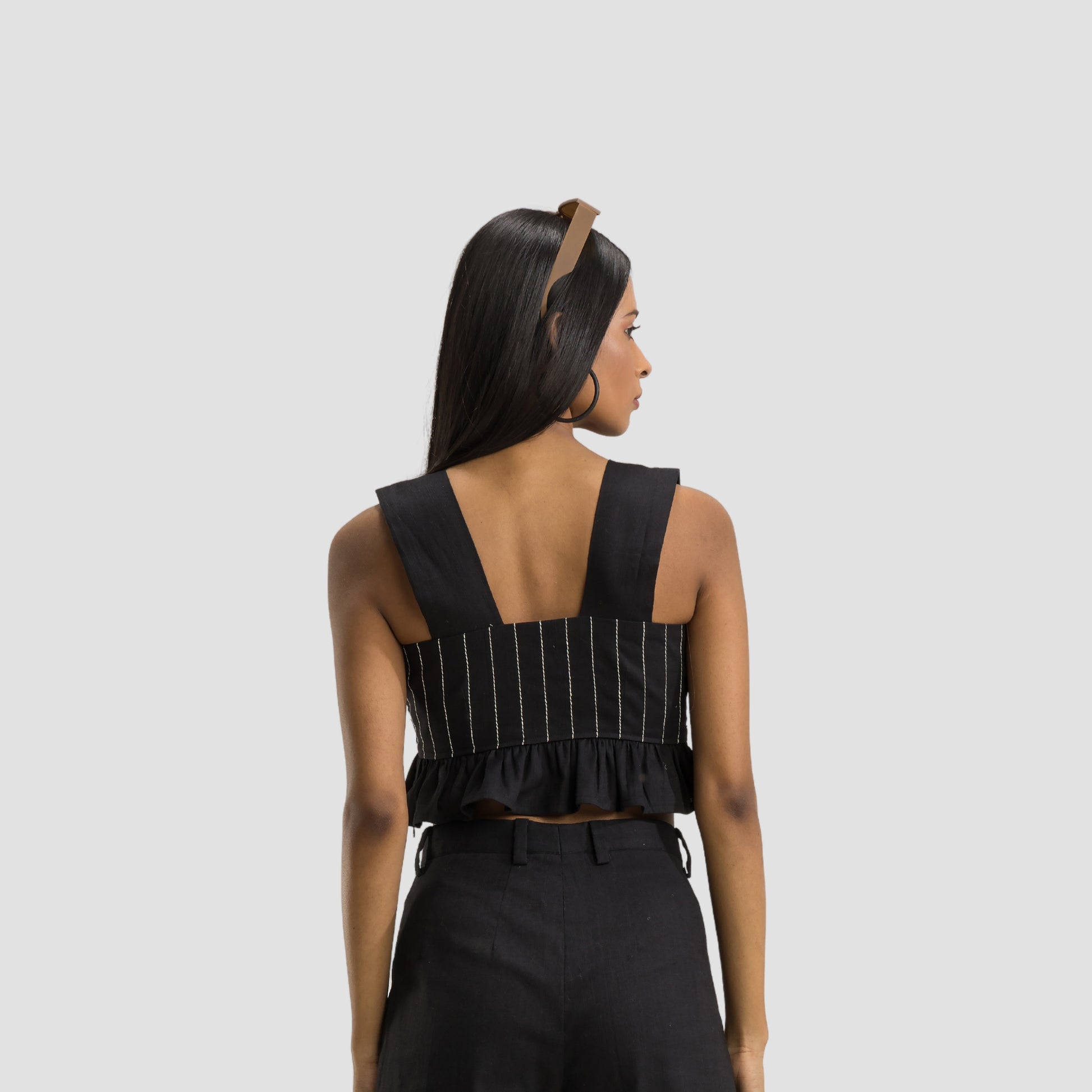 Bow Peplum Top