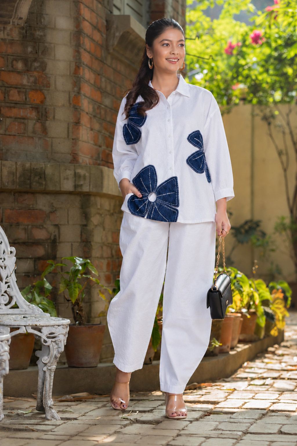 Denim Applique Set