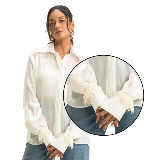 Pearl Detailing Shirt