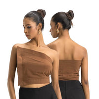 Asymmetrical Flap Crop Top