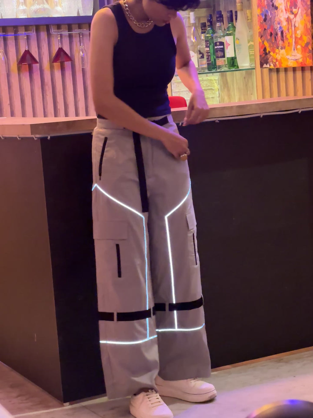 Grey Glow Cargos